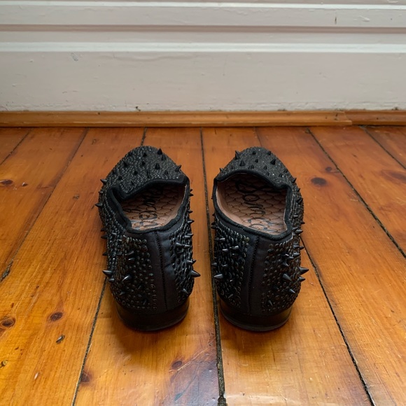 Satin and Spikes Leather Loafer Flat 🖤✨ - Picture 3 of 15